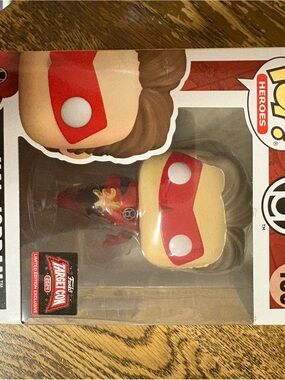 Funko Heroes Vinyl Figure with Red Mask and Cream Face